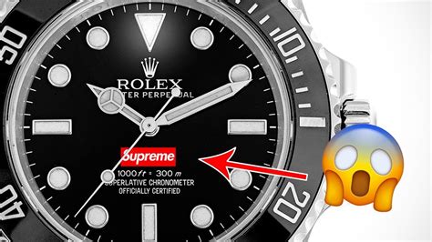 rolex x supreme 2018